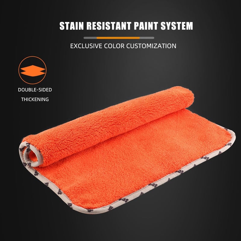 SPTA Car Microfiber Towels, 3Pcs Microfiber Car Cleaning Cloths, Upgraded 1200gsm Ultra-Thick Cars Drying Towel Microfiber for Car and Home Polishing Washing and Detailing 16'' x 16'' (3 Pack) - Image 5